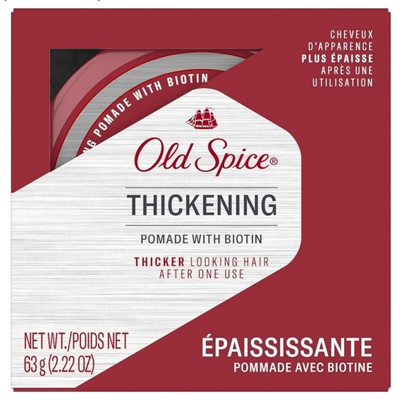 Old Spice‎ Thickening Men's Pomade with Biotin Brand New in Box 2.22oz. - Picture 1 of 13